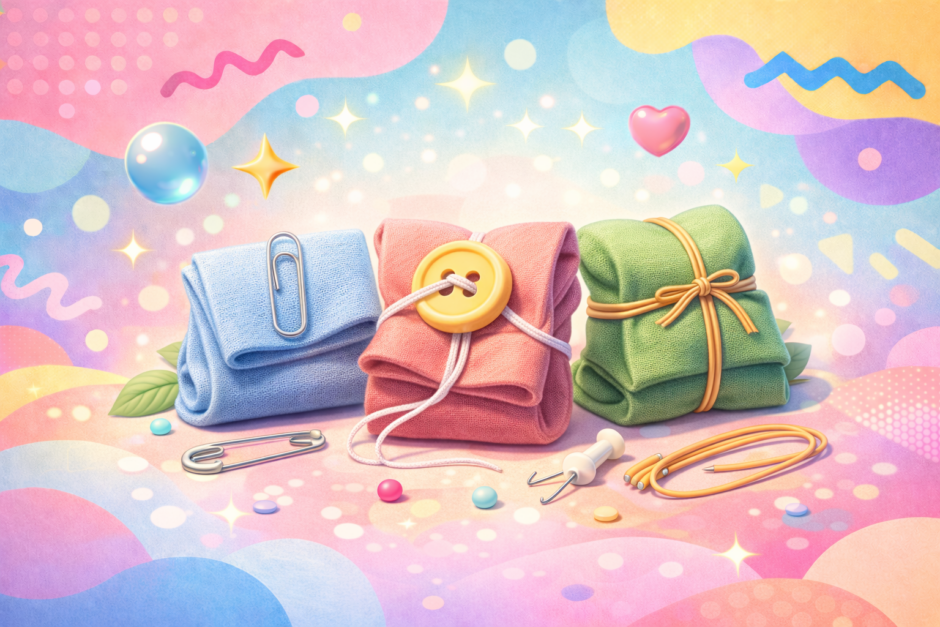 まさかヘアピンが安全ピンに？緊急時でも慌てない固定テクニック