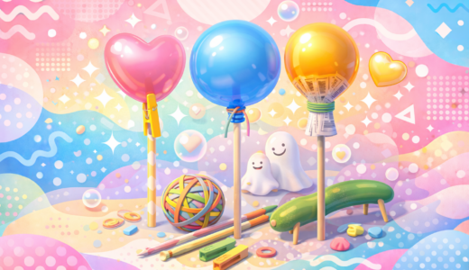 バルーンスティックの代用はコレ！ストローや割り箸で簡単手作り