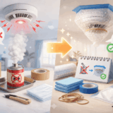 まさかアレがバルサンの火災報知器カバーの代用に？