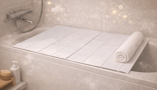 100均で掃除ゼロ！風呂ふたの代用は家にあるアレでいける