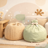 ビーズクッションカバーの代用はニトリの伸縮シーツが最強