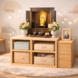 家にあるアレで仏壇を置く台の代用！0円から始める安心の供養スペース