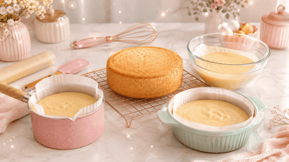 えっ、丸いケーキ型がない？牛乳パックで作れる代用術