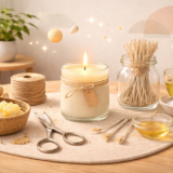 まさかタコ糸がキャンドル芯の代用に?専用品買わずに済む裏技