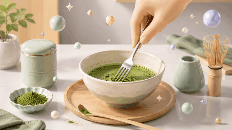 ペットボトルが神？茶筅なしで抹茶を点てる代用術