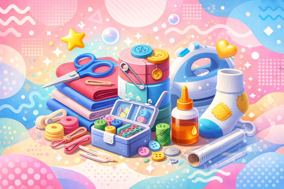 衣類・裁縫道具の代用ハックまとめ