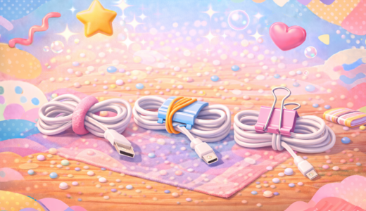 家にあるモノでコードストッパー代用！0円で紐を止める裏技