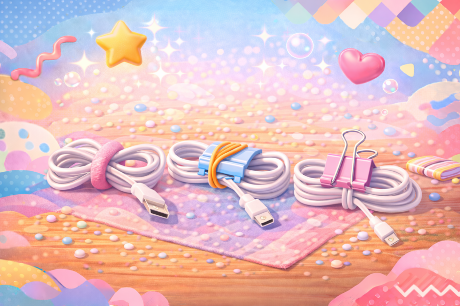 家にあるモノでコードストッパー代用！0円で紐を止める裏技