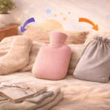 家にあるアレでダイソー湯たんぽカバーの代用！もこもこ靴下で超快適