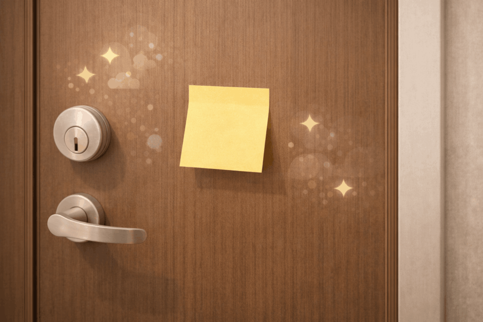 ドアスコープカバーの代用はコレ！今すぐ覗き穴を塞ぐ方法