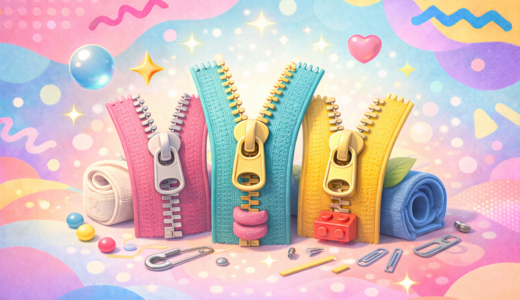 ファスナーの下止め代用は糸でOK！家にある物で0円修理