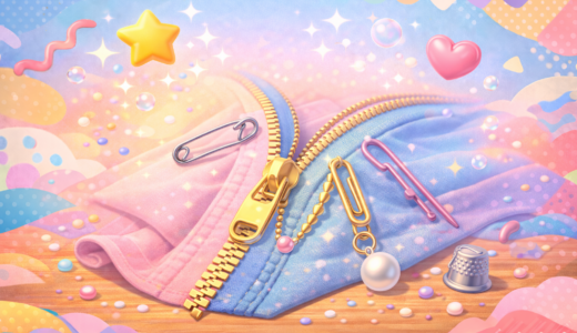 ファスナーのスライダーが折れた時の代用はコレ！即解決