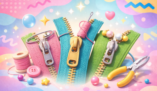 まさか糸だけで直るとは…ファスナー上止めの代用テクニック