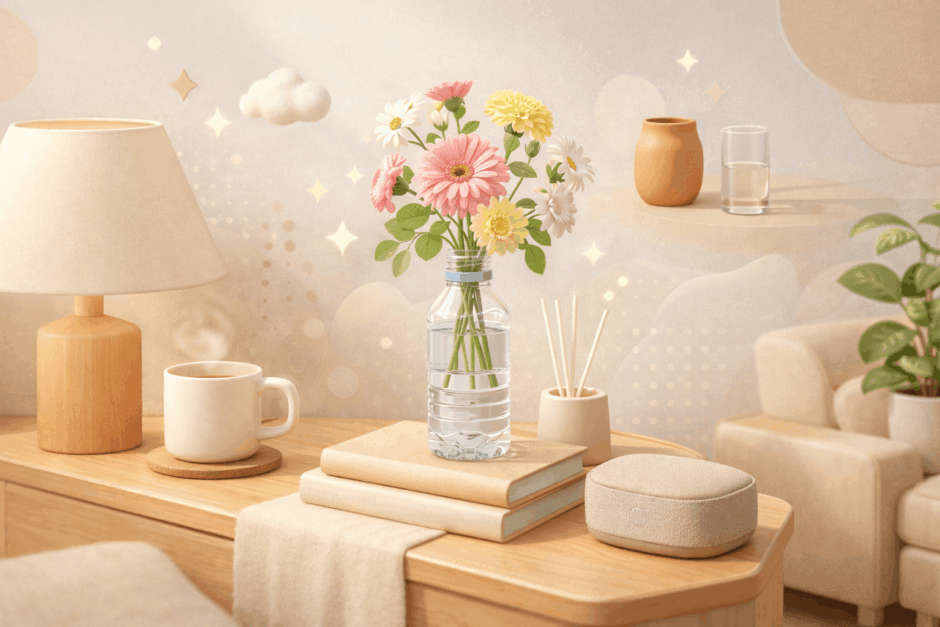 まさかアレが花瓶の代用に？家にあるものでおしゃれに飾る裏技