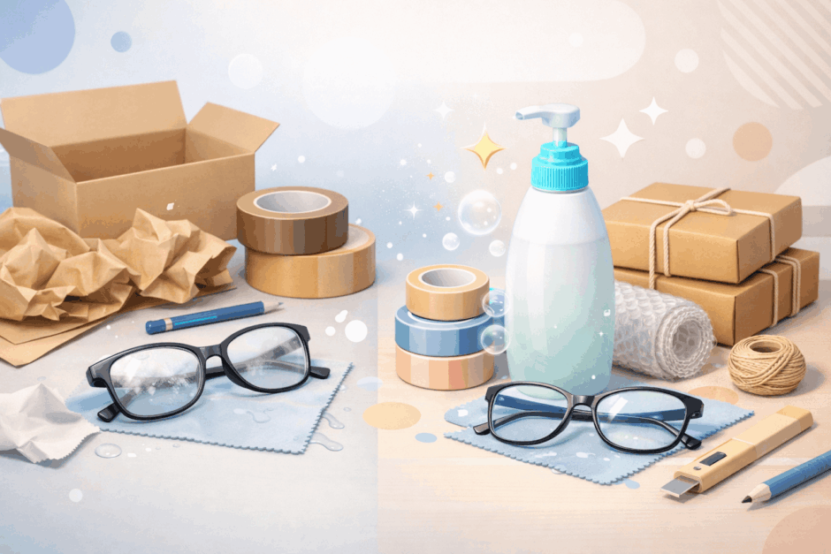 まさか食器用洗剤がメガネの曇り止めの代用に？