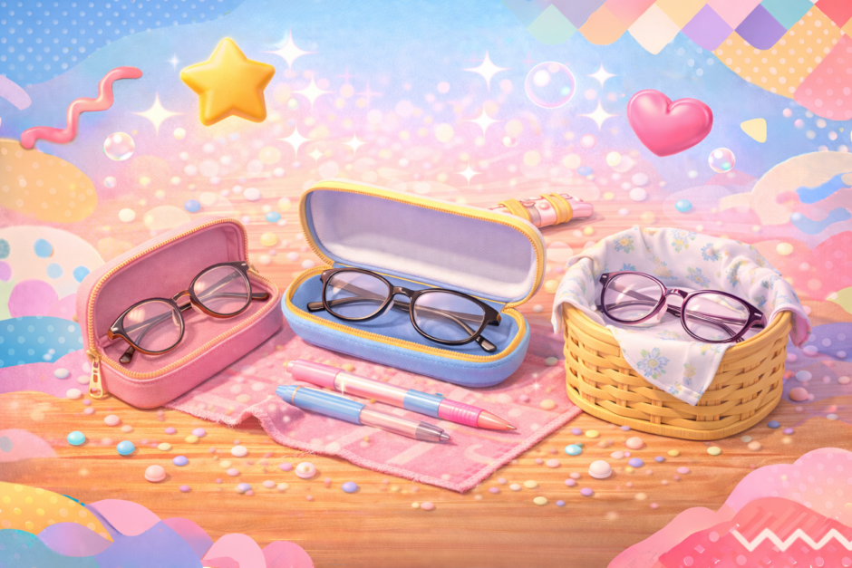 家にあるモノでメガネケース代用！0円で傷と歪みを防ぐ技