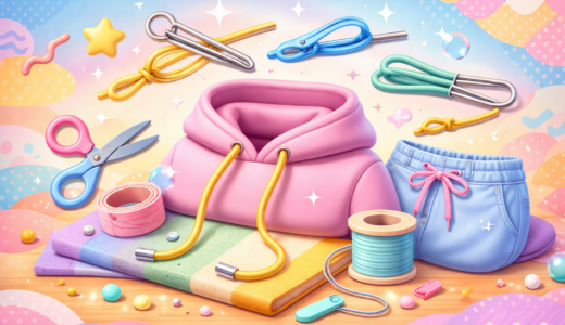 紐通しの代用はヘアピンや安全ピンで！家にある7つの道具で即解決