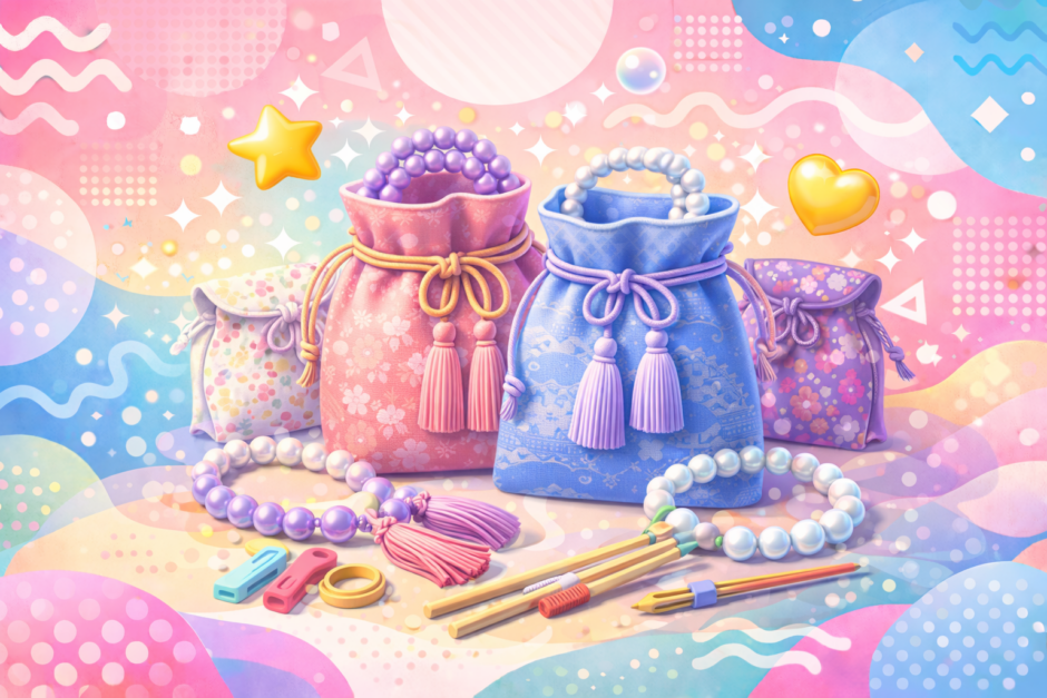 まさかアレが数珠入れの代用に？マナー違反にならない方法