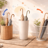 傘立ての代用はコレ!玄関が広く使える100均収納アイデア