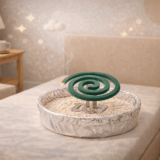 まさかアルミホイルが蚊取り線香の不燃マットの代用に？