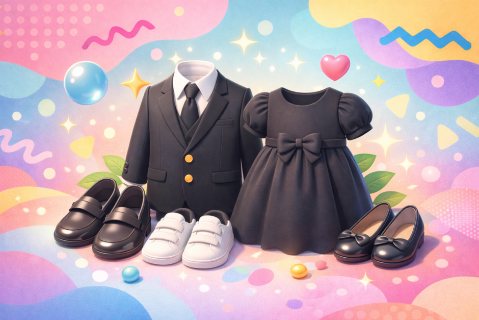 まさか普段着が子供の喪服に？マナーを守った代用テクニック