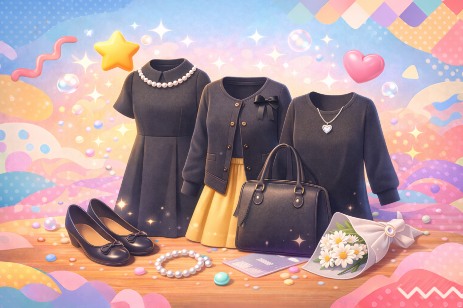 喪服は私服で代用できる？急な訃報でもマナー違反にならない服装選び