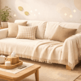 無印ソファカバーの代用はコレ!ニトリや布で安く済む裏技