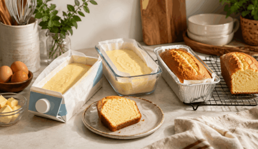 パウンドケーキ型の代用は牛乳パックで！洗わず捨てられて超ラク