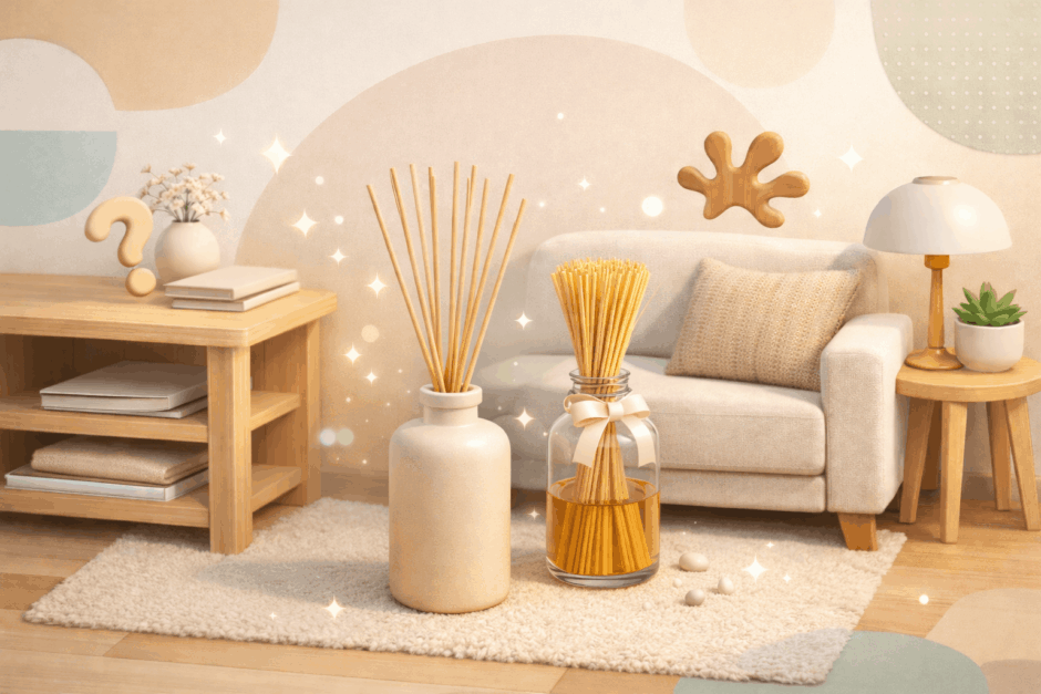 リードスティックの代用は木の枝や竹ひご！今すぐ香るハック