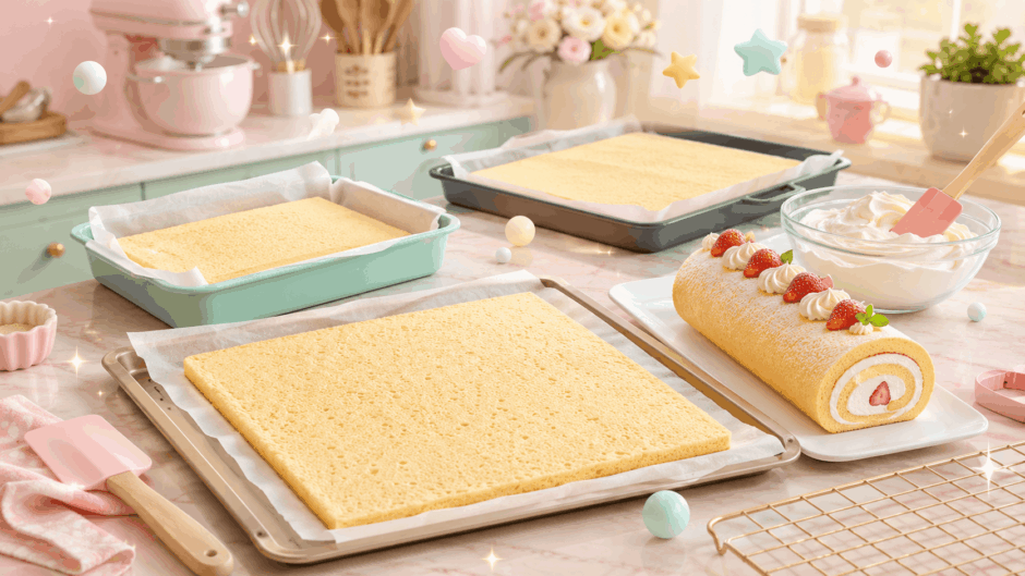 ロールケーキ型の代用はクッキングシートで！家にあるもので節約