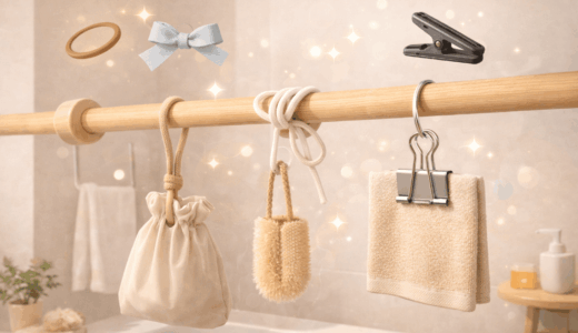S字フックの代用はコレ！家にあるもので落ちない収納ハック