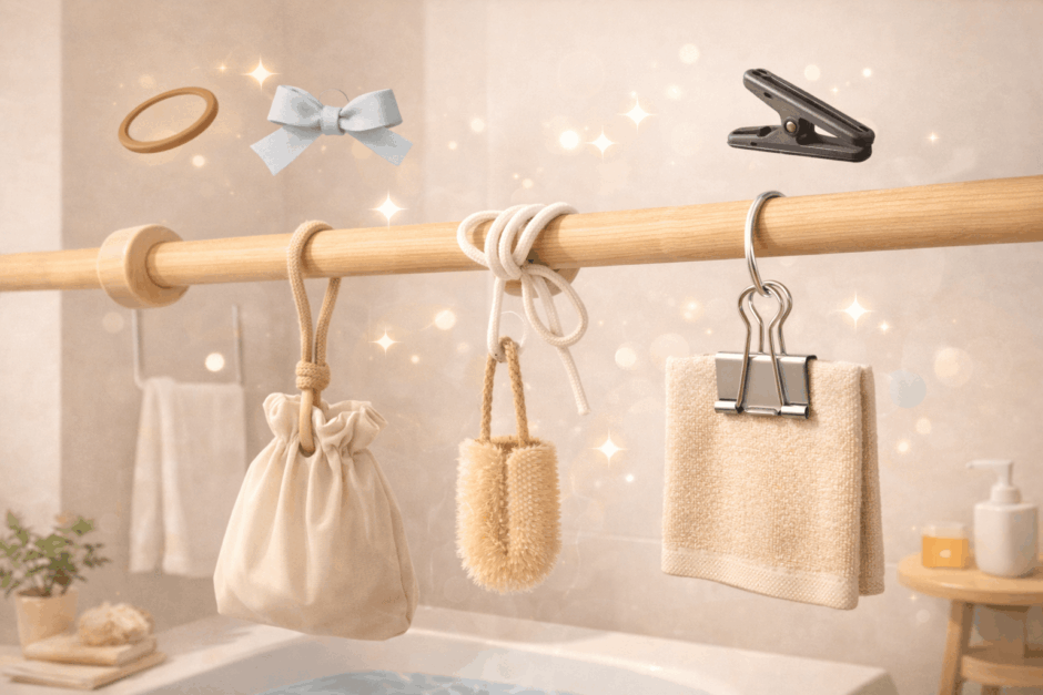 S字フックの代用はコレ！家にあるもので落ちない収納ハック