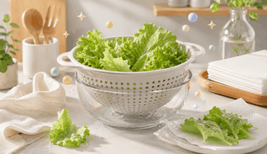 洗い物も減る！サラダスピナーの代用で野菜をシャキッとさせる裏ワザ