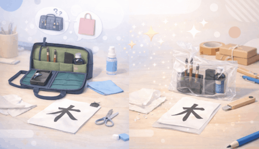 まさか保冷バッグが書道バッグの代用に？墨汚れを防ぐ最強ハック