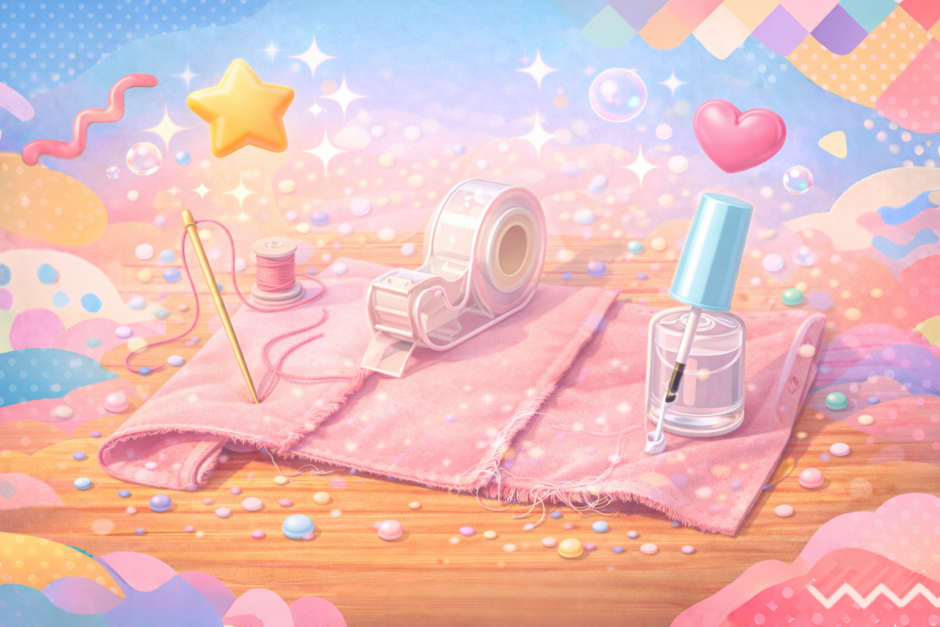 まさか糸通しが？ほつれ補修針の代用になる神アイテム