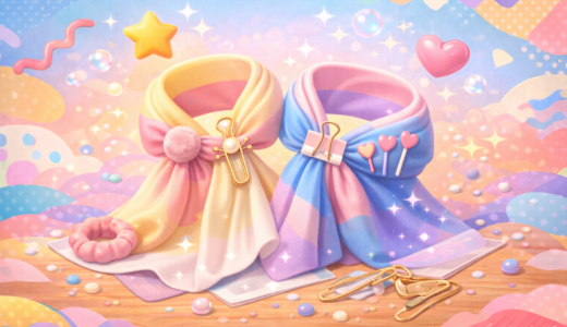 まさかヘアゴムがストールクリップの代用に？今すぐできる目からウロコの活用術