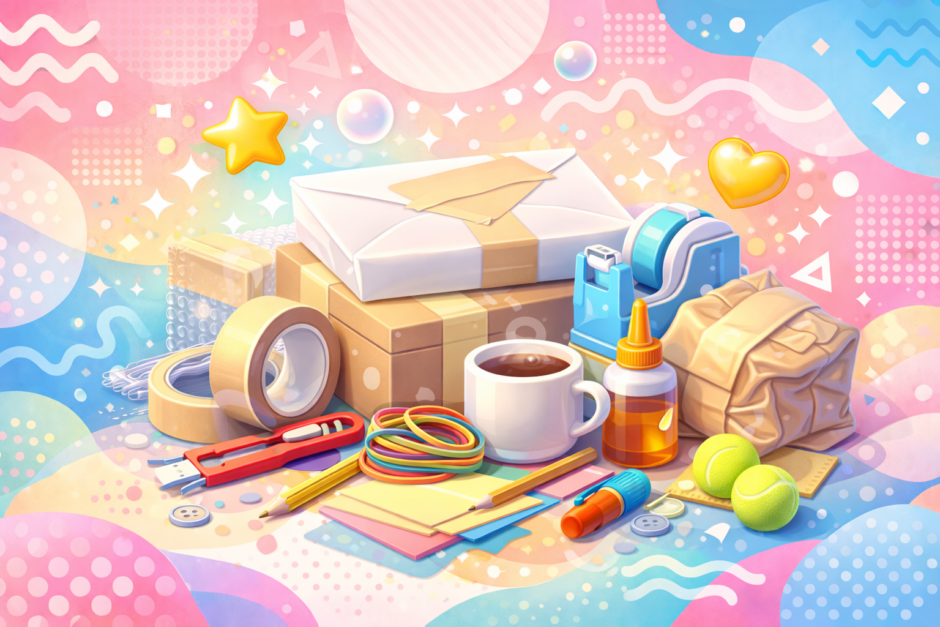 文具・梱包資材の代用ハックまとめ
