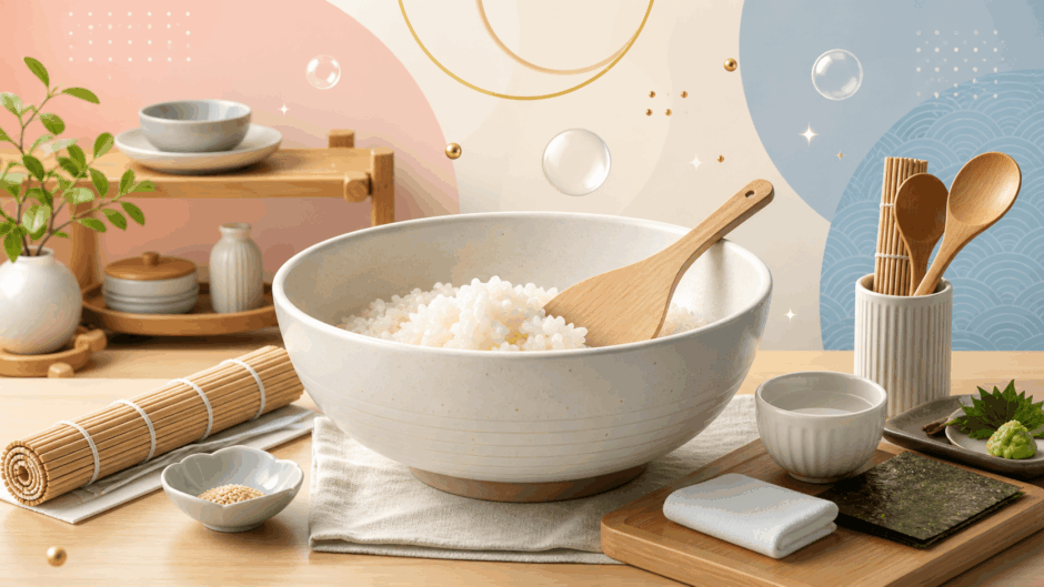 寿司桶の代用は大きめバットが最強？失敗しない酢飯の作り方