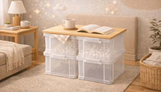 100均アイテムでテーブルの代用！安くておしゃれな自作アイデア