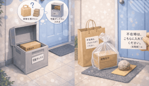 宅配ボックスの代用はコレ！家にあるアレで作る最強アイデア