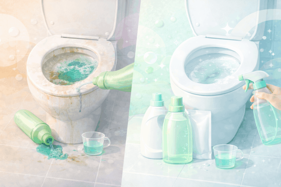 まさかボディソープが？トイレ洗剤の代用に使える驚きの裏ワザ