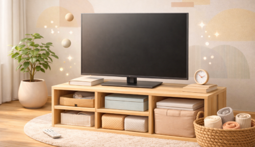 家にあるアレでテレビ台の代用！0円で済ませる裏技と注意点