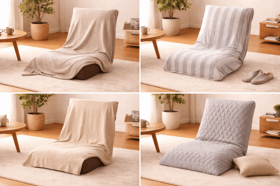 座椅子カバーの代用はコレ！0円で解決する裏ワザ